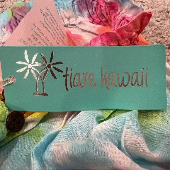 Tiare Hawaii Ryden Tie Dye Strapless Mini Dress Women’s Sz M/L NWT - Picture 15 of 16